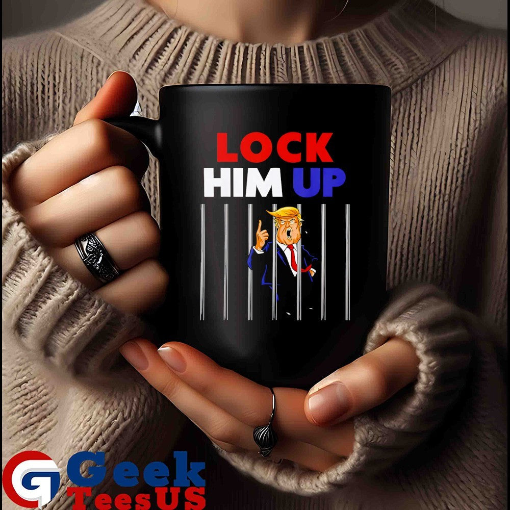 Trump lock him up art shirt