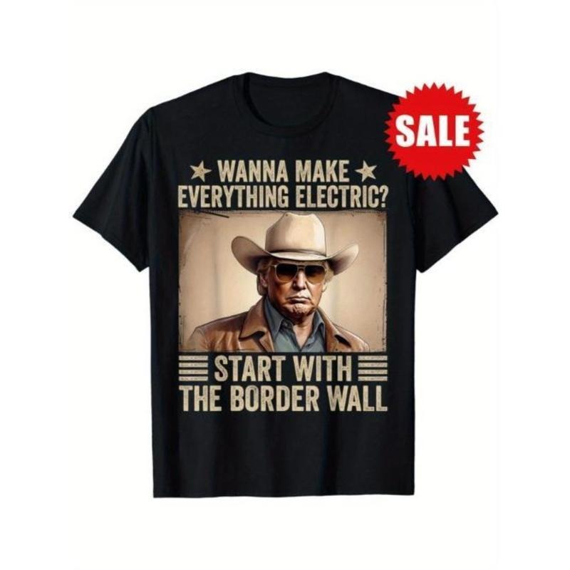 Trump wants to electrify everything, starting with the border wall t-shirt Made in USA Hoodie, Sweatshirt | HypeDripTees.com