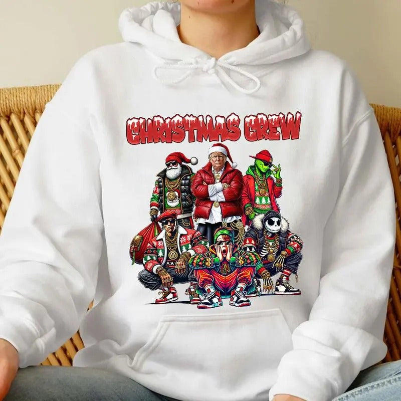 Truump Christmas Crew Shirt, Christmas Movies Shirt, Xmas Graphic Tee, Shirt Truump, Truump Christmas Trummp Hoodie,...