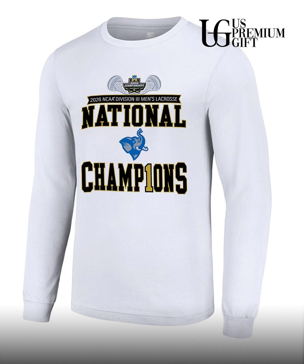 Tufts Jumbos NCAA Division III Men’s Lacrosse National Champions 2026 shirt