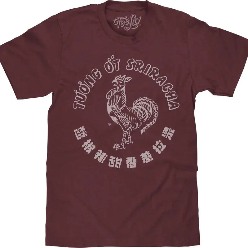 Tuong Ot Sriracha Big and Tall T-shirt - Red Hoodie, Sweatshirt | HypeDripTees.com