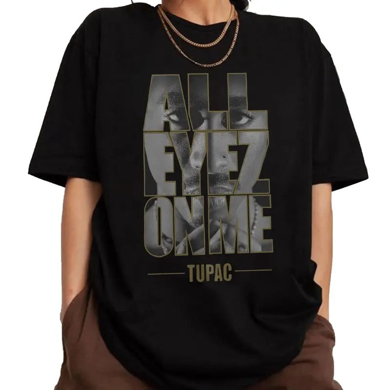 Tupac All Eyez On Me Shirt, 2pac Shirt, Tupac Shakur Shirt, 1990s Vintage Retro Unisex Shirt, Vintage 90s Bootleg Style...