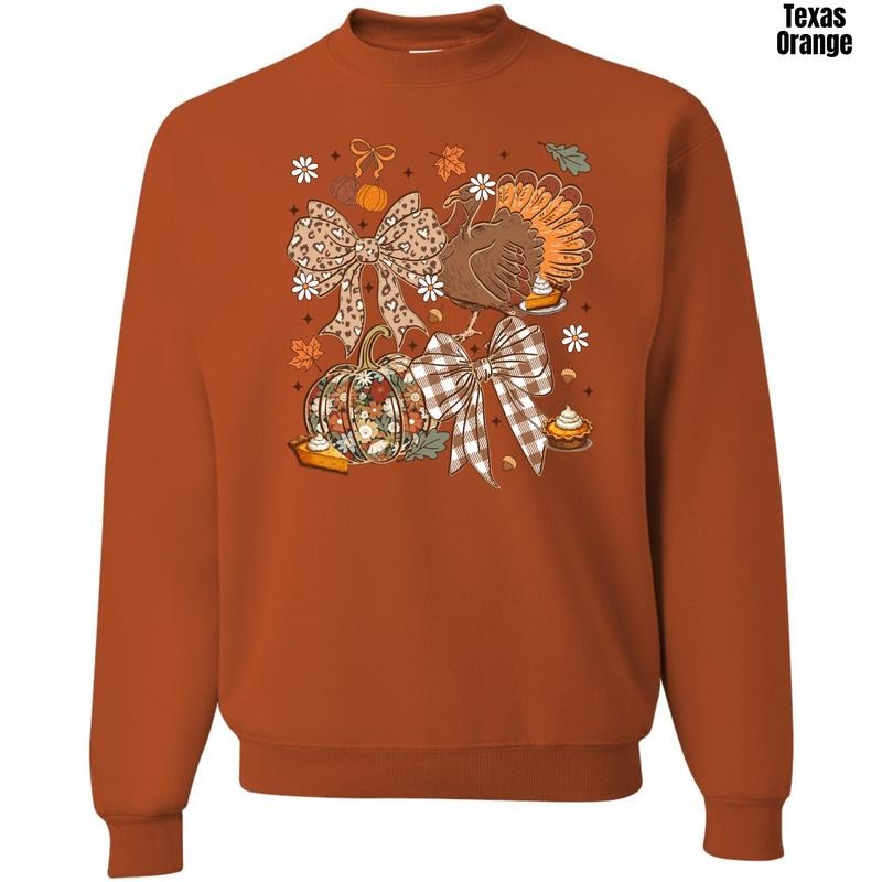Turkey Day Fall Collage Sweatshirt 'NLB' T-Shirts, Hoodie | HypeDripTees.com