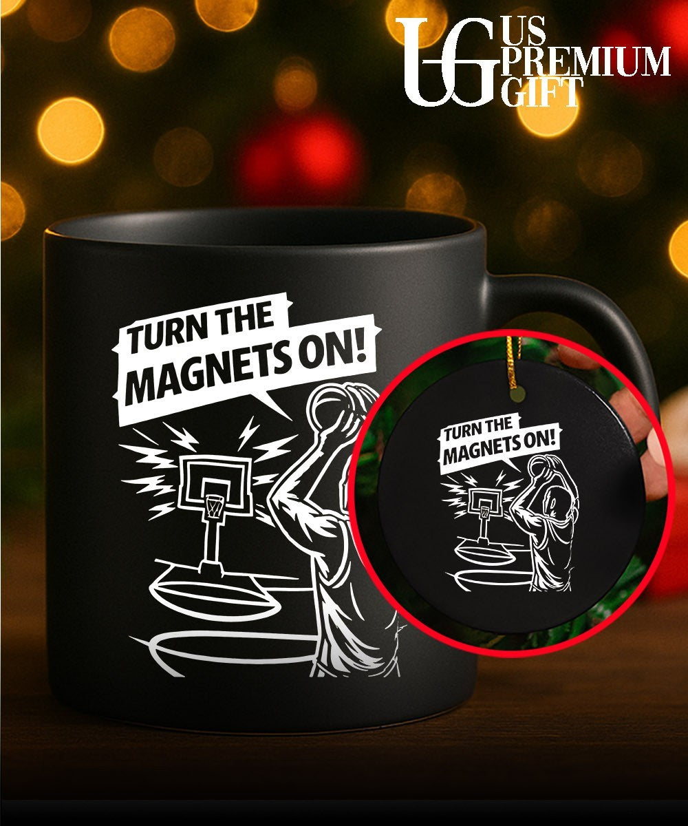 Turn the magnets on basketball shirt