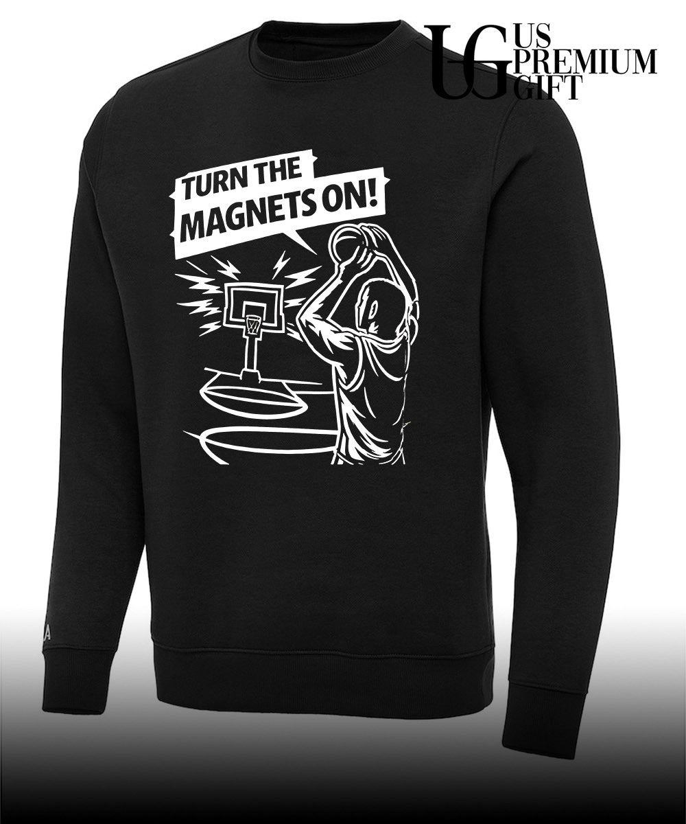 Turn the magnets on basketball shirt