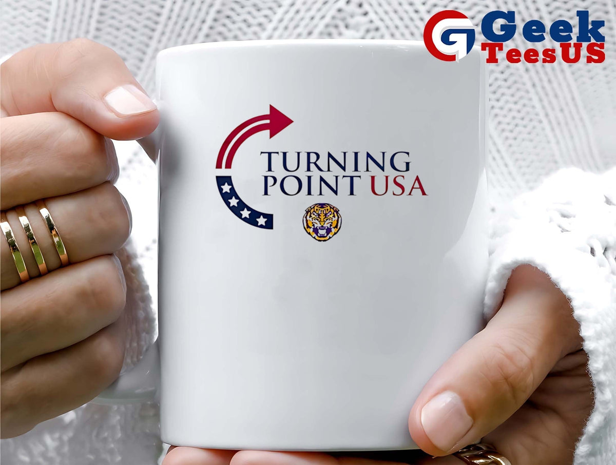 Turning Point USA Louisiana State University logo T-shirt
