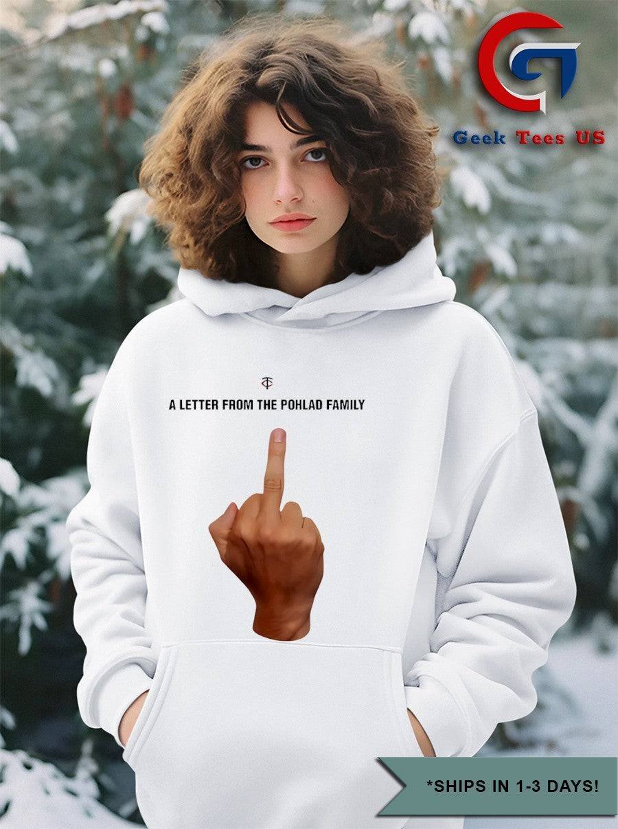 Twins a letter from the Pohlad family fuck shirt