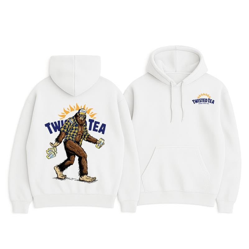 Twisted Tea Bigfoot Funny Hoodie, Sweatshirt And T-shirt, Unisex Shirt, For Men And Women, Menswear | HypeDripTees.com