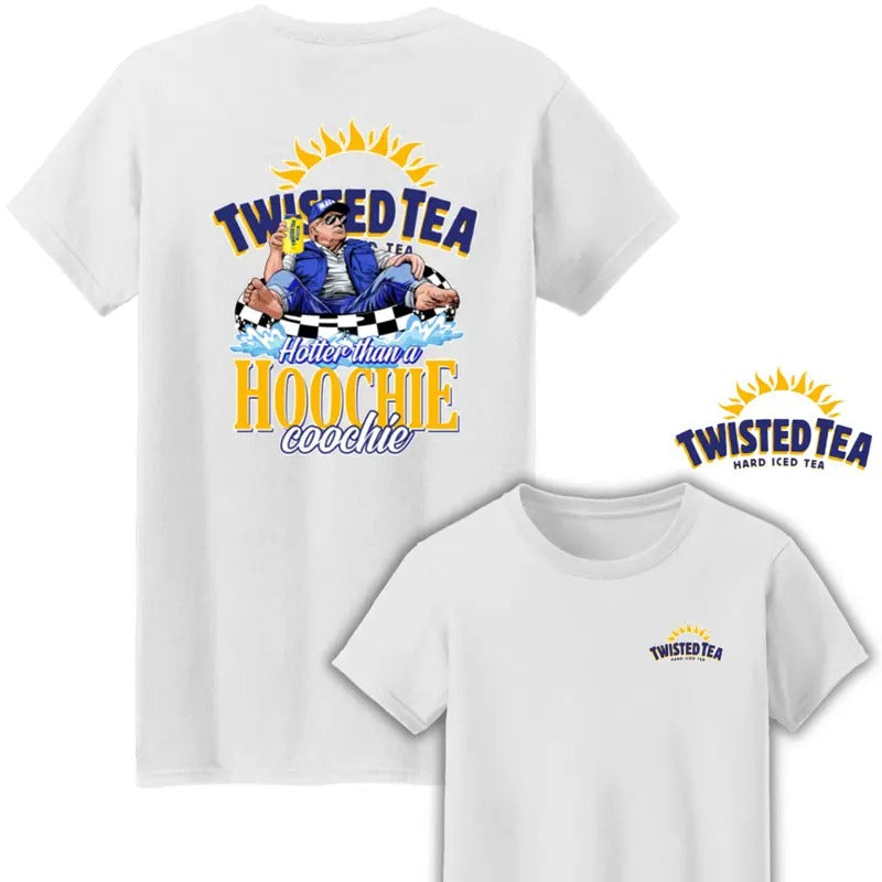Twisted Tea Trum America Great Again Two Sides Cotton Unisex T-Shirt Hoodie, Sweatshirt | HypeDripTees.com