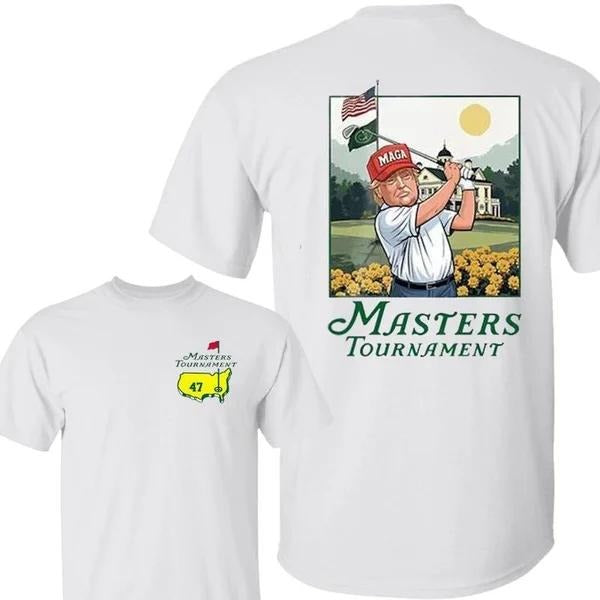Two-sided 2025 Trump Master Tournament Augusta 91 Years Shirts, Golf Tournament Sweatshirts, Masters Golf Cup T-shirt,...