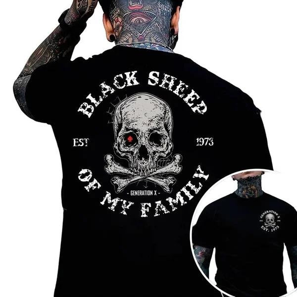 Two-sided Custom Gen X T-shirt, Black Sheep Of My Family Hoodies, Inspired Funny Saying Sarcasm Quote Sweatshirts, Badass...