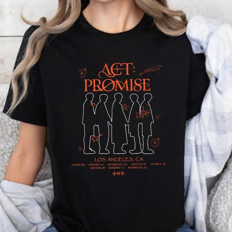 Tx.T Tour Act Promise Shirt, T.Xt Tomorrow Deja Vu Shirt, T.Xt Tour 2024, Txt Comeback Minisode 3: Tomorrow Shirt, Kpop...