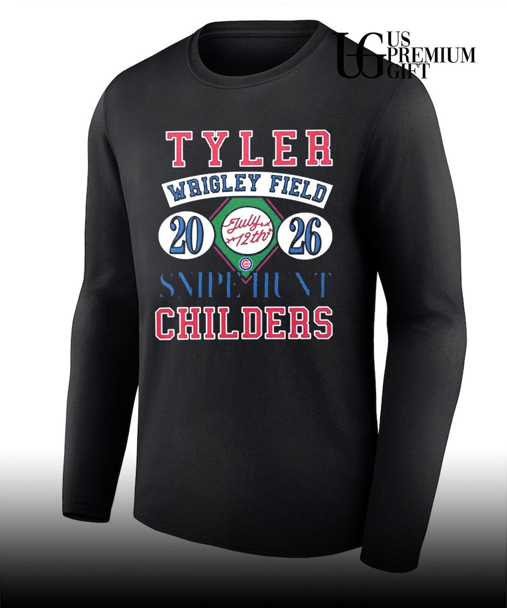 Tyler Childers Chicago Illinois 2026 Event Tee At Wrigley Field Home Of Chicago Cubs 2026 shirt