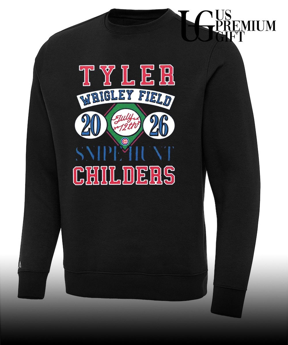 Tyler Childers Chicago Illinois 2026 Event Tee At Wrigley Field Home Of Chicago Cubs 2026 shirt