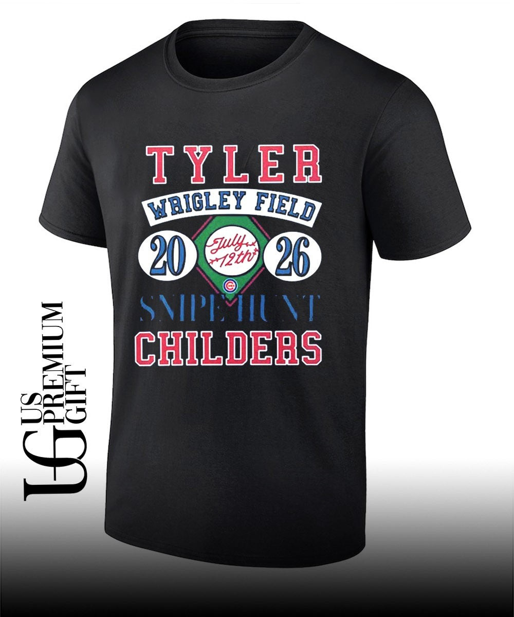 Tyler Childers Chicago Illinois 2026 Event Tee At Wrigley Field Home Of Chicago Cubs 2026 shirt