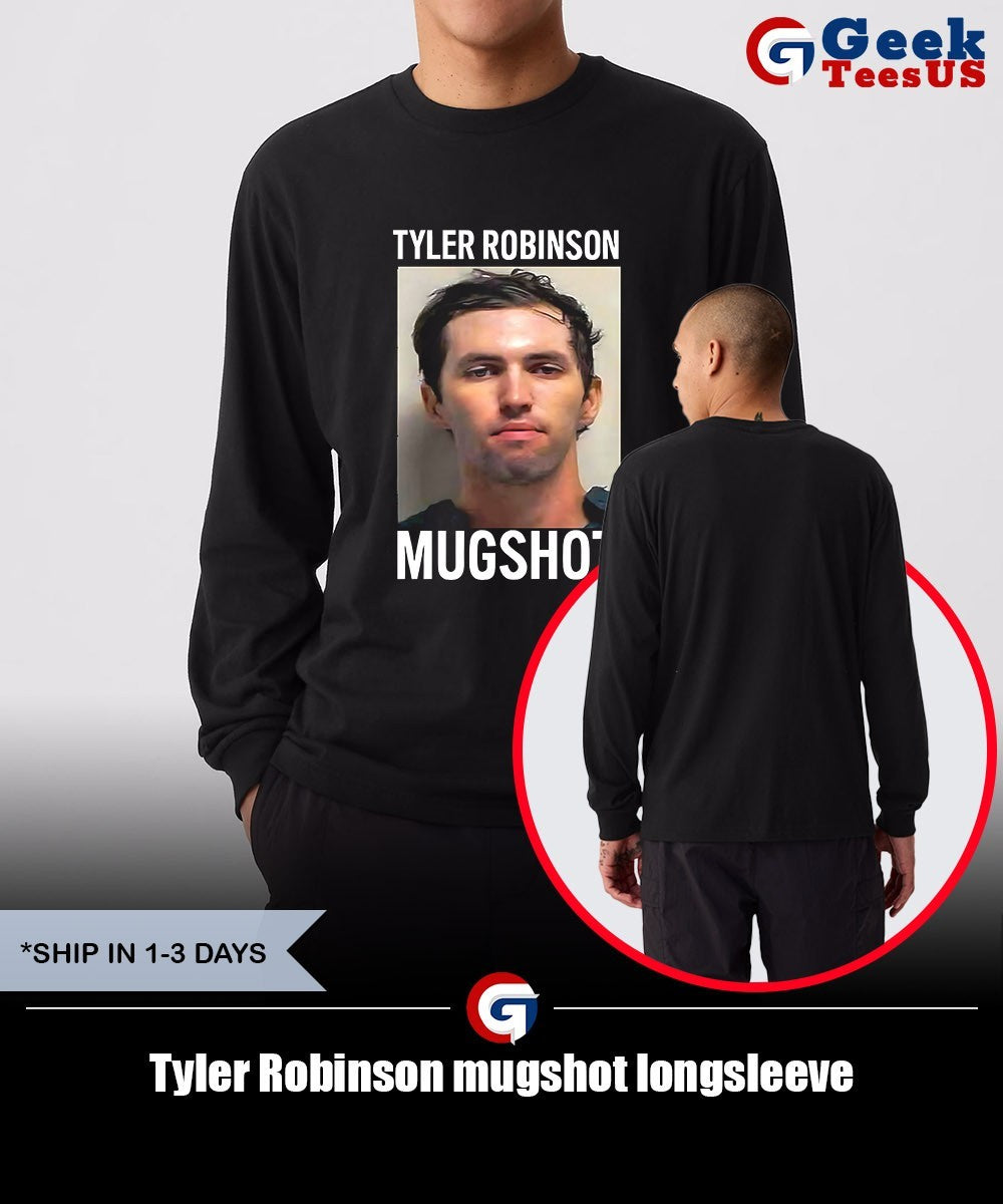 Tyler Robinson mugshot shirt