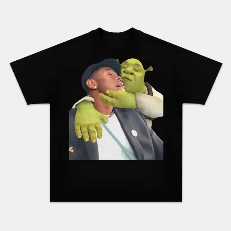 Tyler Shrek Funny Meme Graphic T-Shirt Fans Gift Hoodie, Sweatshirt | HypeDripTees.com