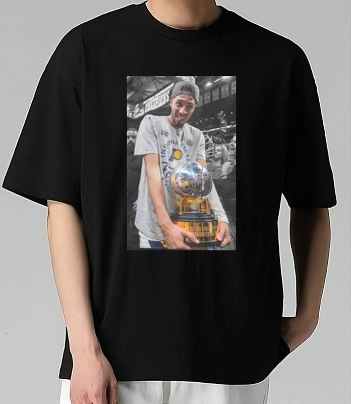 Tyrese Haliburton Champs With Indiana T-Shirt Pair with Anything Quality Graphic Design Perfect Everyday Tee Pair with...