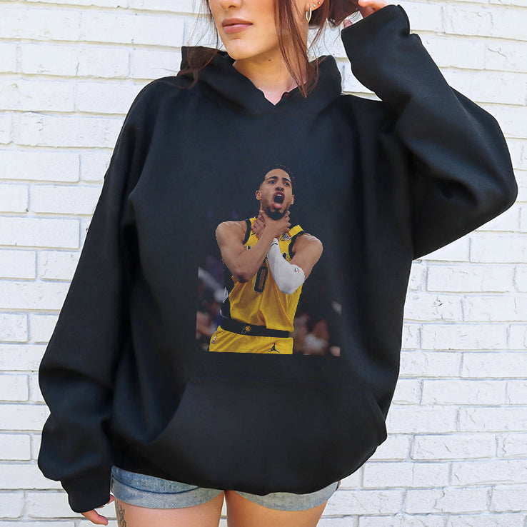 Tyrese Haliburton Choke Sign Game 1 Shirt