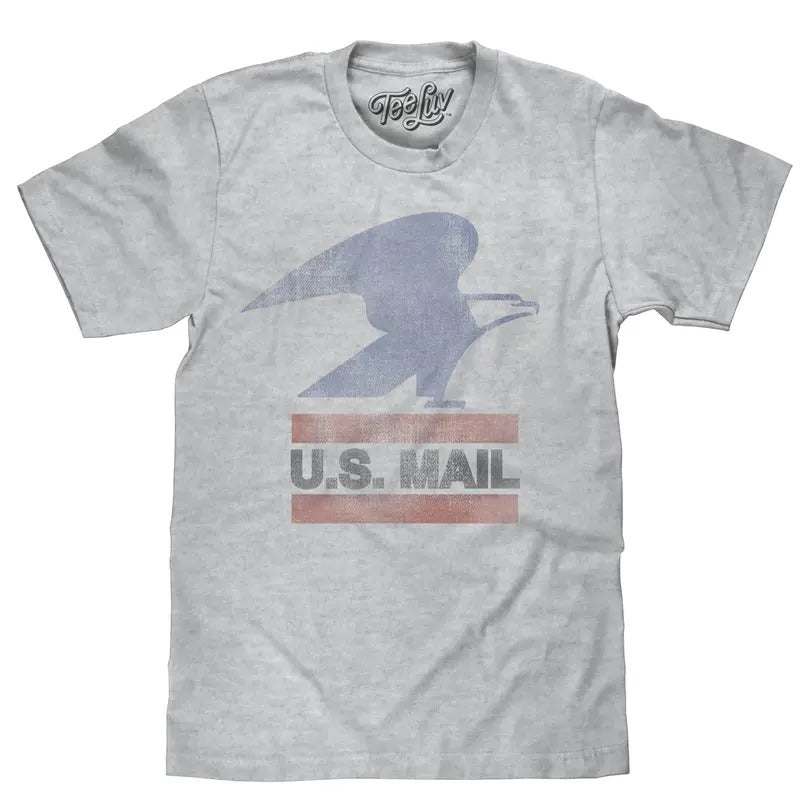 U.S. Mail Eagle Logo T-Shirt - Gray Hoodie, Sweatshirt | HypeDripTees.com