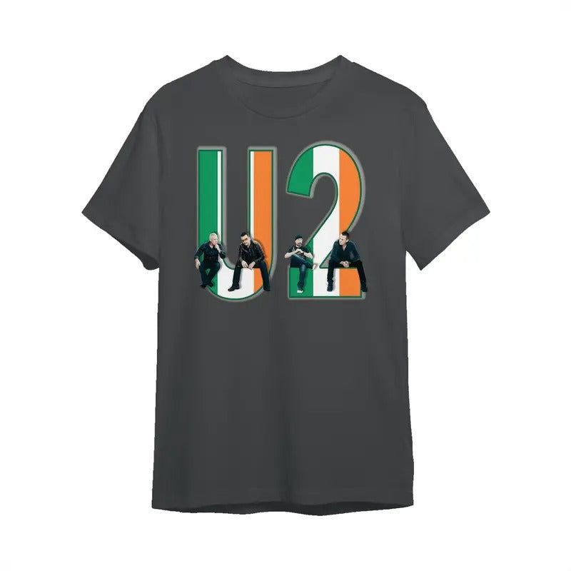 U2 t shirt - U2 with Irish Flag, cuteshirts, cute shirts Hoodie, Sweatshirt | HypeDripTees.com