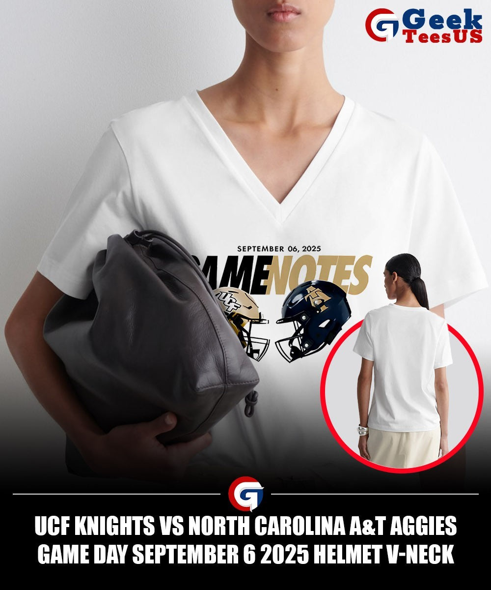 UCF Knights vs North Carolina A&T Aggies Game Day September 6 2025 helmet T-shirt