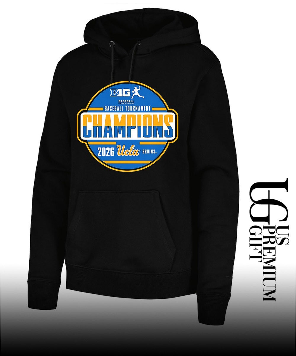 UCLA Bruins 2026 Big Ten Baseball Tournament Champions Locker Room logo shirt