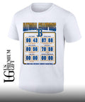 UCLA Bruins 2026 NCAA Division 1 Women’s Basketball National Champions schedule shirt