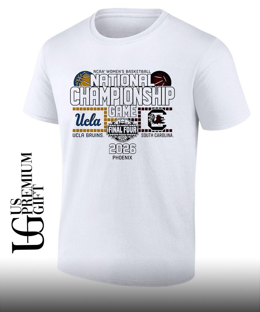 UCLA Bruins vs South Carolina 2026 Women’s National Championship Matchup shirt