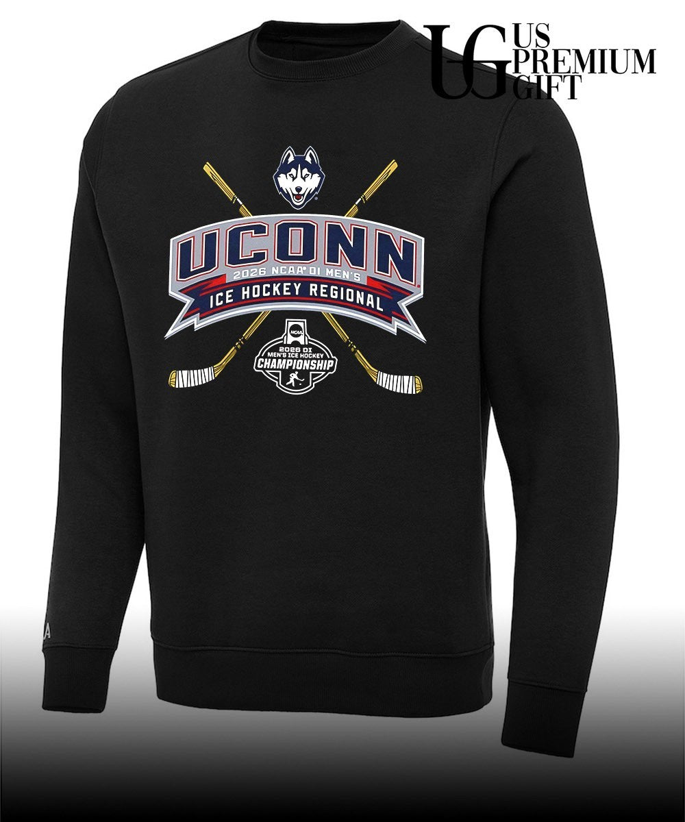 UConn Huskies 2026 NCAA DI Men’s Ice Hockey Regional shirt