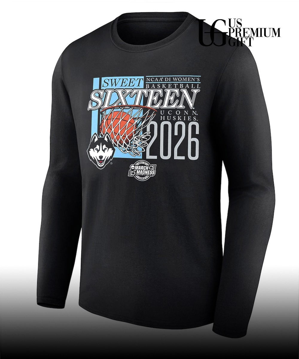 UConn Huskies Sweet Sixteen NCAA 2026 Division 1 Women’s basketball March Madness shirt