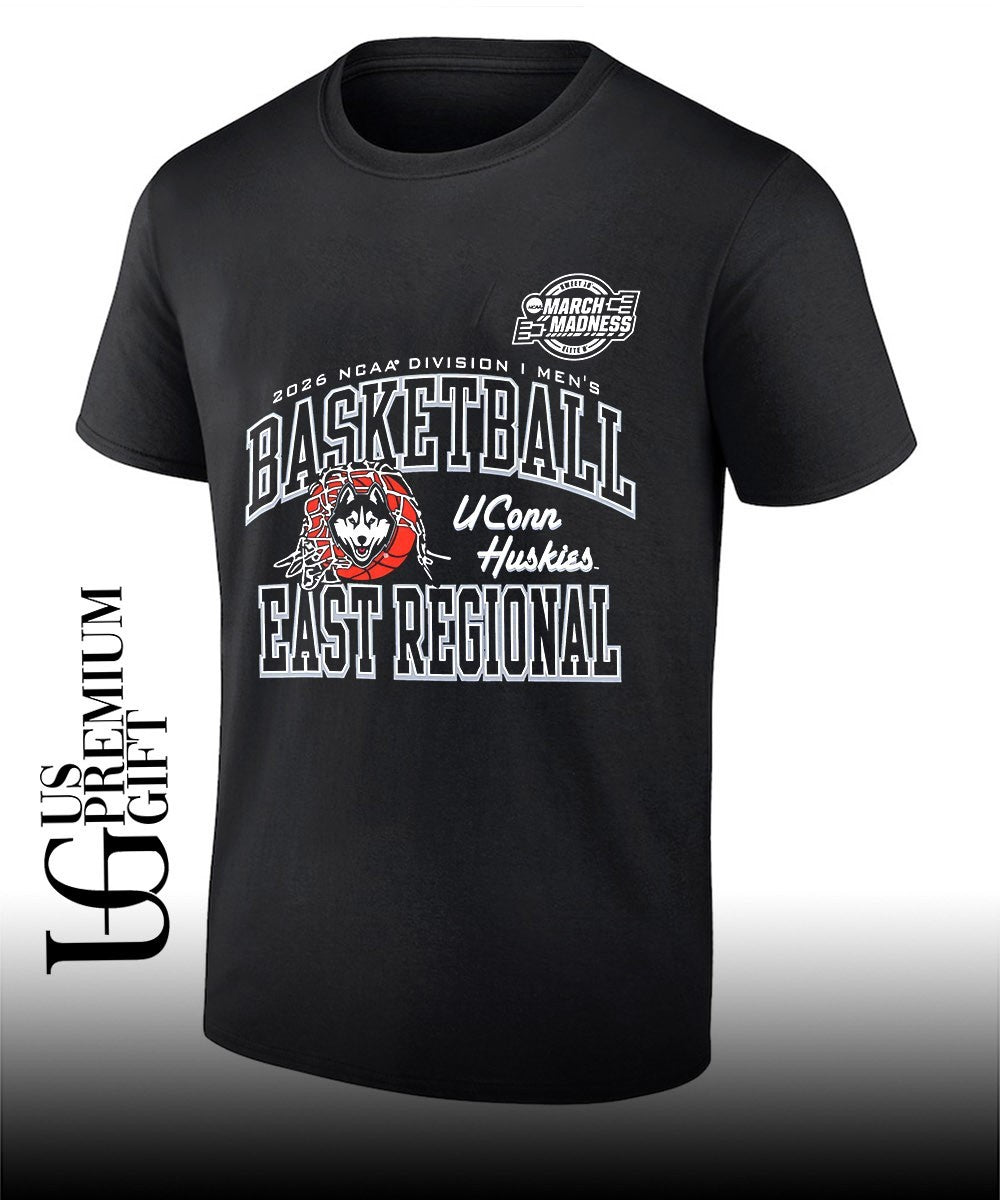 UConn Huskies West Regional NCAA Division I Men’s Basketball March Madness shirt