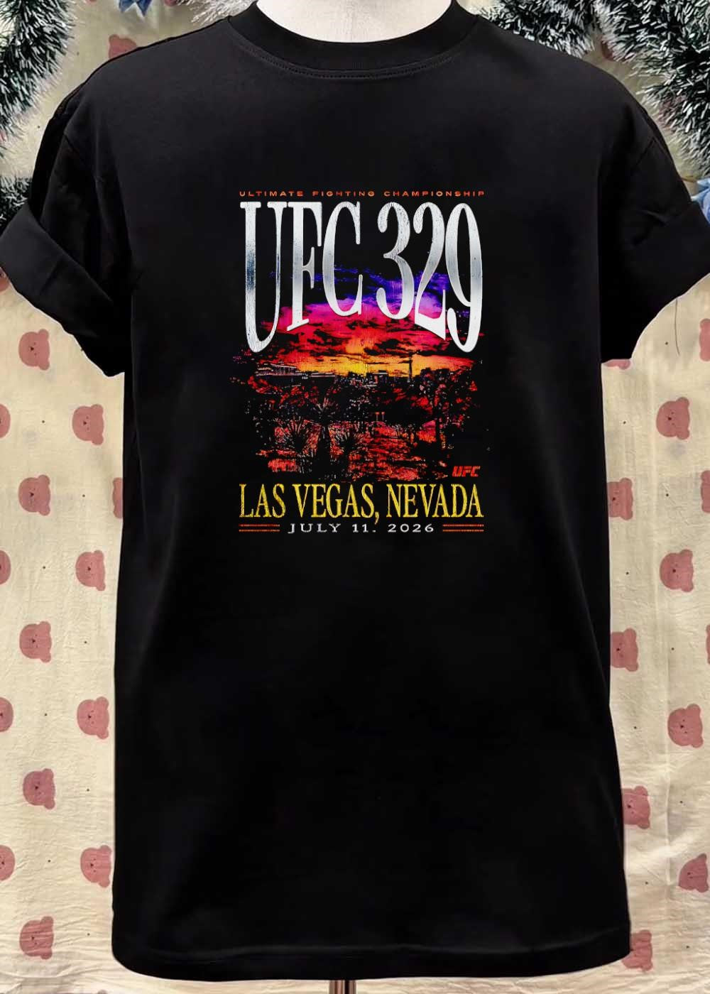 UFC 329 Las Vegas Nevada July 11 2026 Ultimate Fighting Championship T-Shirt