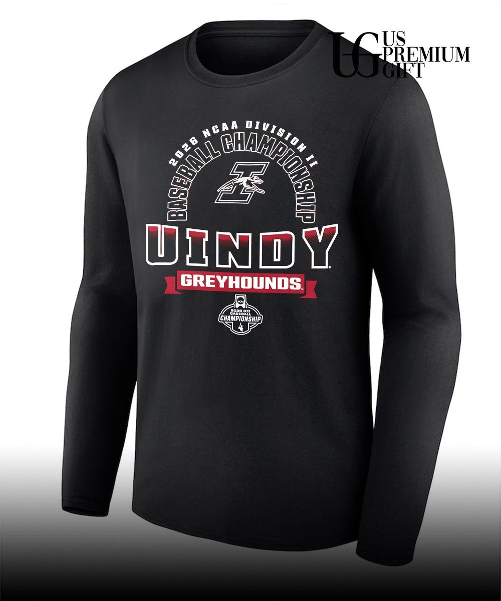 UIndy Greyhounds 2026 NCAA Division II Baseball Championship shirt