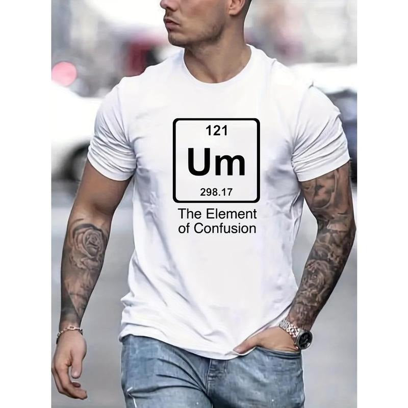 UM Confusion Letter Graphic T-Shirt