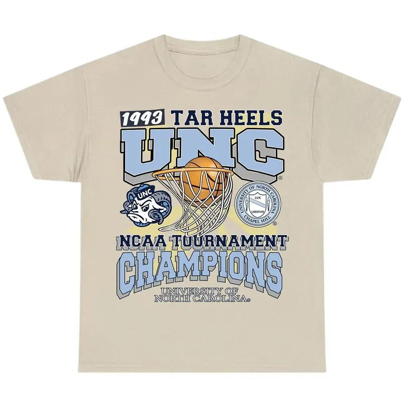 UNC Men Shirt 1993 TAR Heels UNC Champions T-Shir, Men's Tshirt, Men's Clothes Hoodie, Sweatshirt | HypeDripTees.com