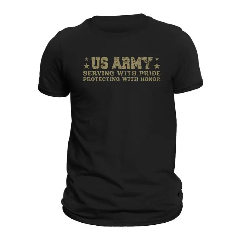 US Army Serving With Pride Protecting With Honor T-Shirt Hoodie, Sweatshirt | HypeDripTees.com