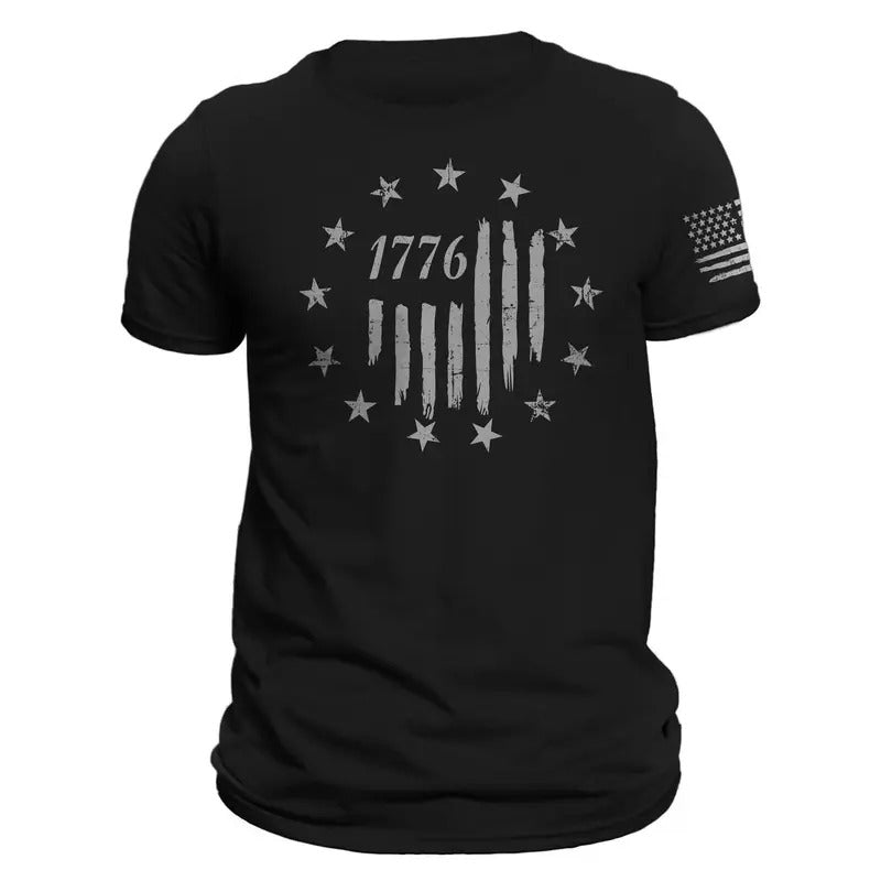 USA 1776 Distressed Betsy Ross Flag T-Shirt Casual Classic Hoodie, Sweatshirt | HypeDripTees.com