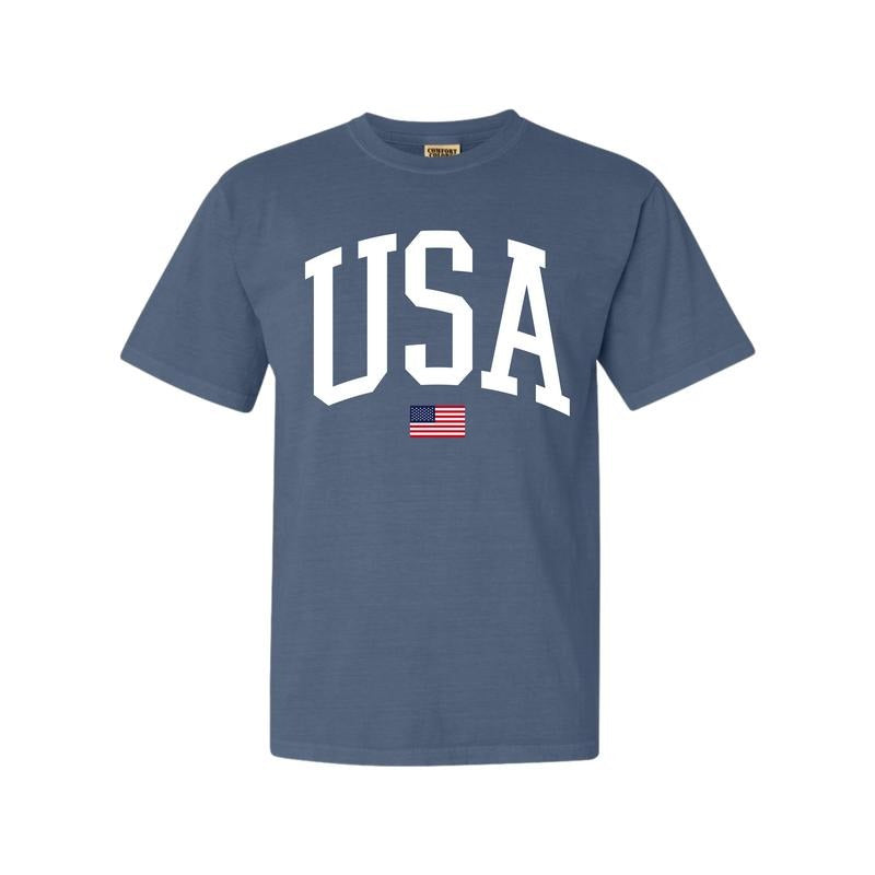 USA Flag Oversized Summer Graphic T-Shirt Hoodie, Sweatshirt | HypeDripTees.com