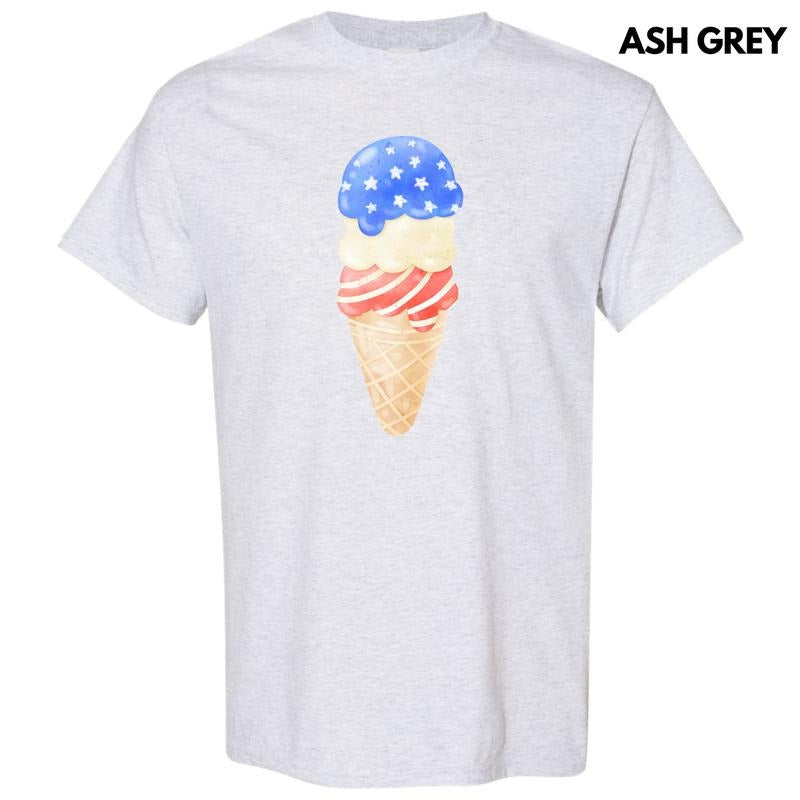 USA Ice Cream Cone Gildan Short Sleeve T-Shirt 'NLB' Hoodie, Sweatshirt | HypeDripTees.com