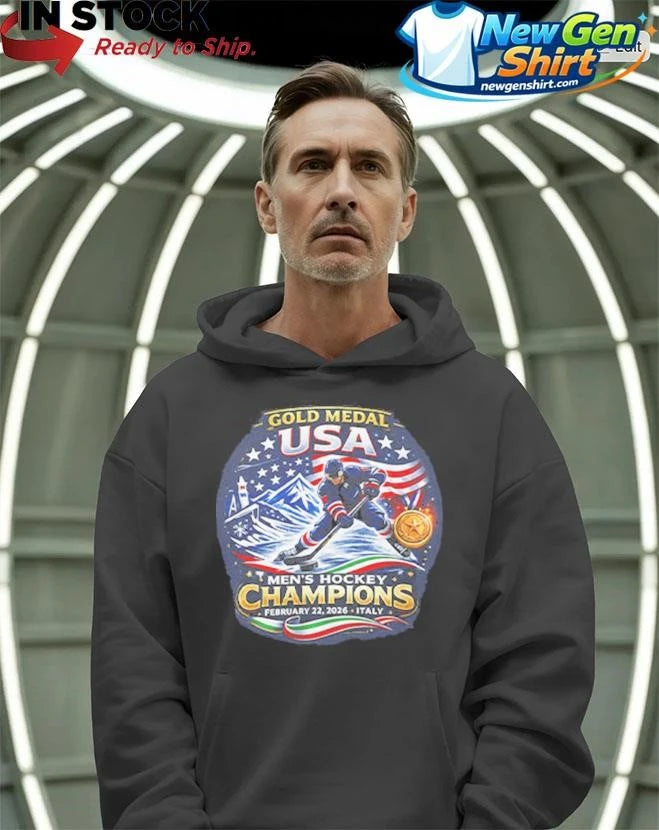 USA Men’s Hockey Gold Medal Champions 2026 Shirt