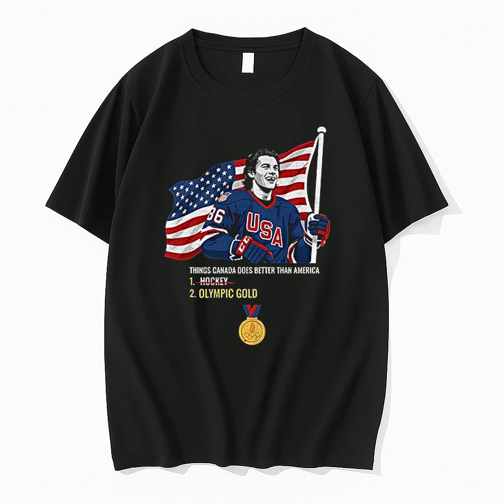 Usa Mens Hockey Team Things Canada Does Better Than America Olympic Gold Tshirts Sweater Hoodie, Sweatshirt