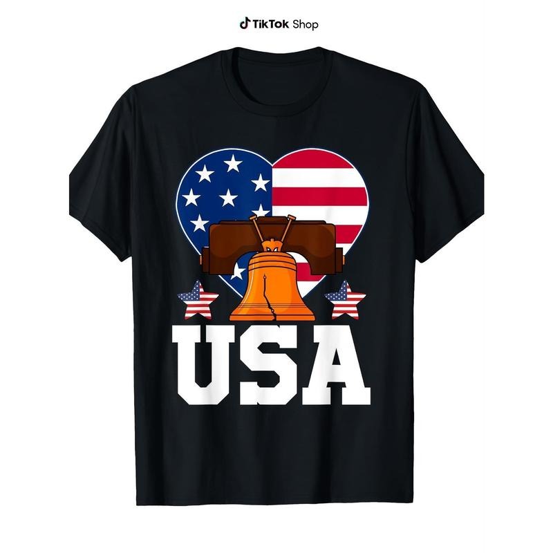 USA PATRIOTIC AMERICAN FLAG MEMORIAL DAY T-Shirt- 100% cotton T-shirt gift for friends and elders Hoodie, Sweatshirt