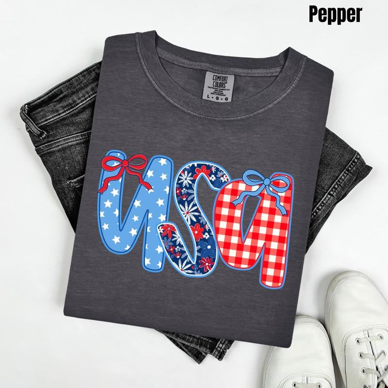 USA Pattern Mix Comfort Colors T-Shirt 'NLB' Hoodie, Sweatshirt | HypeDripTees.com