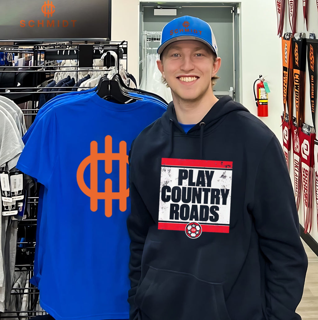 USA Soccer Play Country Roads Distressed shirt