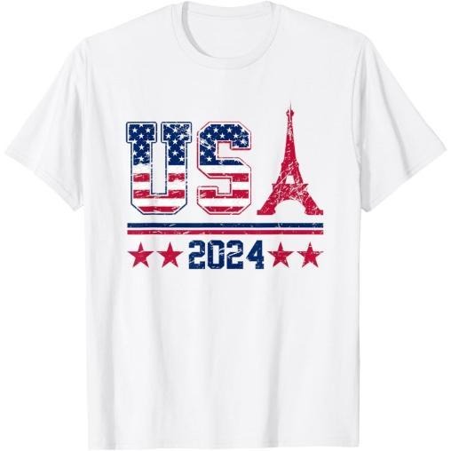 USA Team American Flag Sport USA 2024 Men T-Shirt Made in USA Hoodie, Sweatshirt | HypeDripTees.com