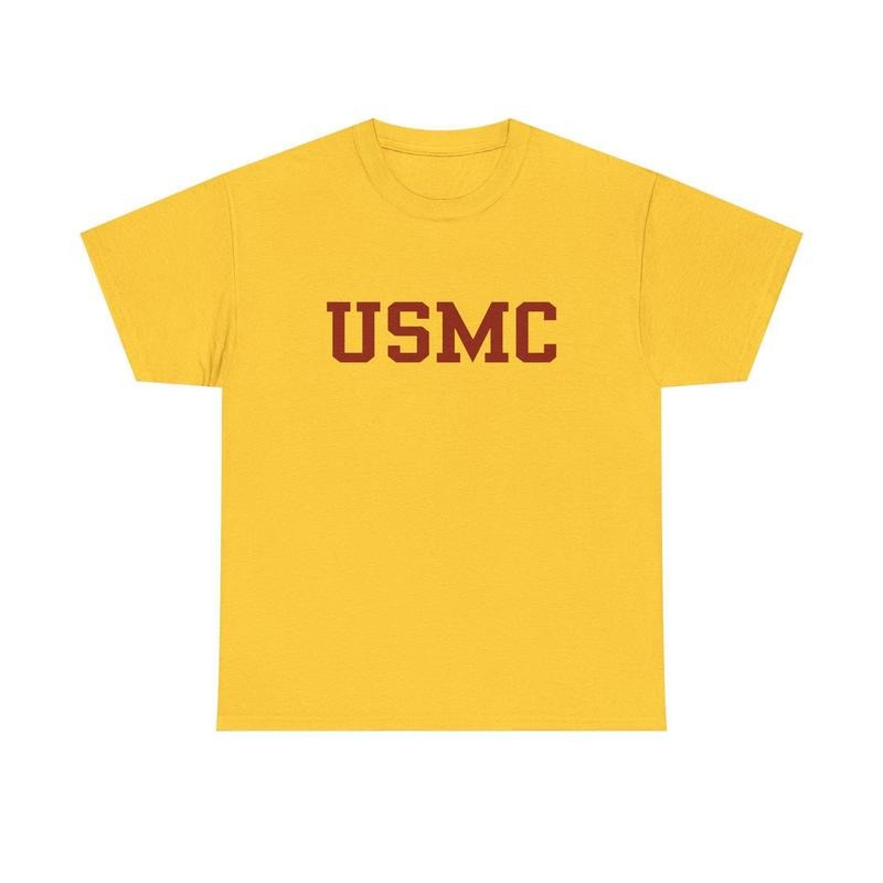 USMC Gold Tee USMC Boots Movie Shirt Marine Corps Shirt Gift for Fans Hoodie, Sweatshirt | HypeDripTees.com