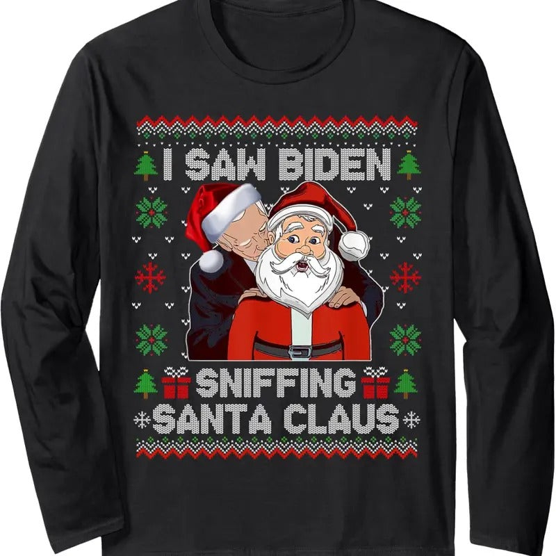 Ugly Xmas Long Sleeve T-Shirt Hoodie, Sweatshirt | HypeDripTees.com