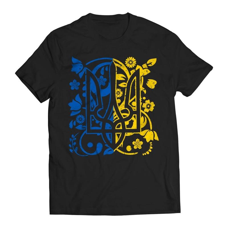 Ukraine Ukrainian Kiev Trysub Flag V. Zelenskyy Ukrainians Support T-Shirt Casual Comfort Hoodie, Sweatshirt
