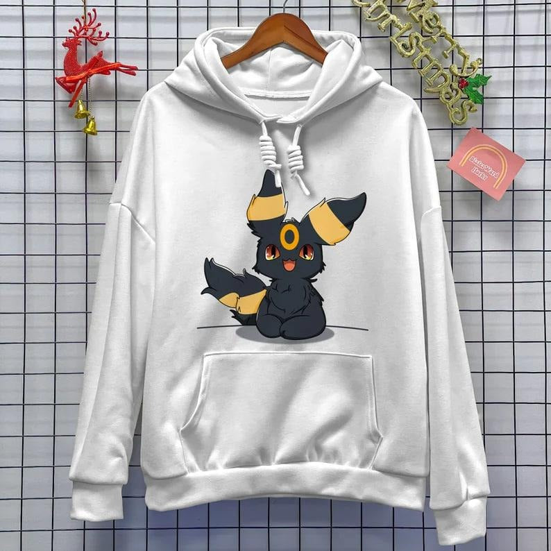 Umbreon Cute Hoodie Shirt Kawaii Shirt Eevee Radiance Tee Espeon Umbreon Lover Anime Shirt Gifts Sweatshirt